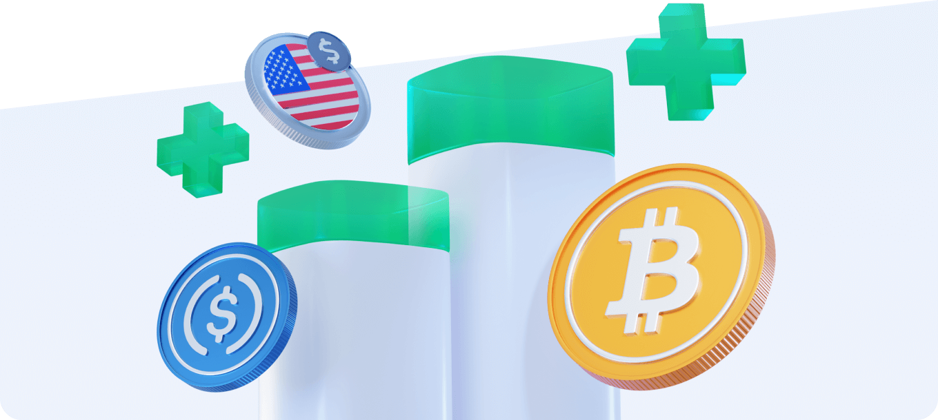 Earn on Crypto & Fiat